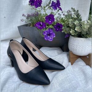 Amazon Black Heels Classic Pointed-Toe Pumps